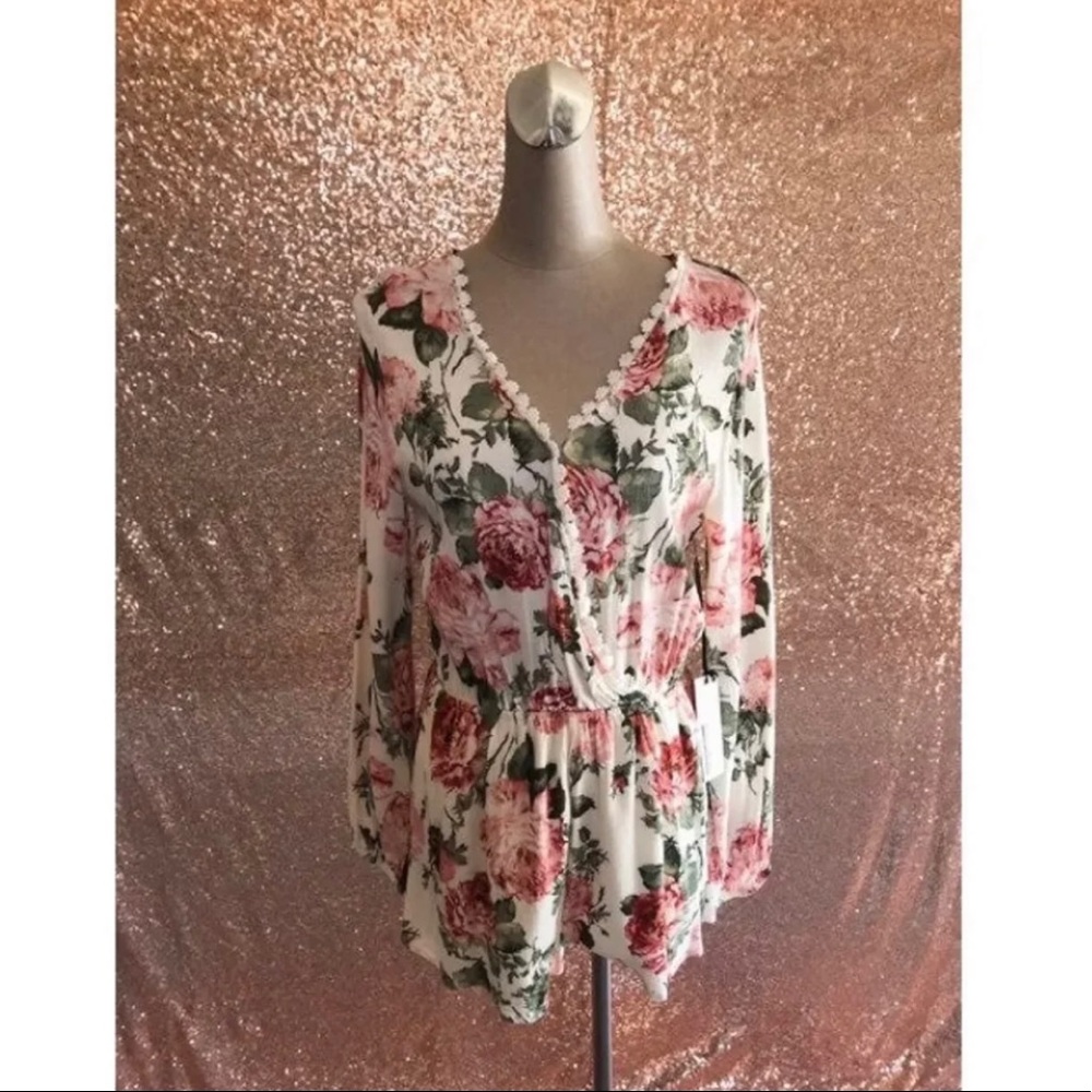 Haute Monde Floral Romper M